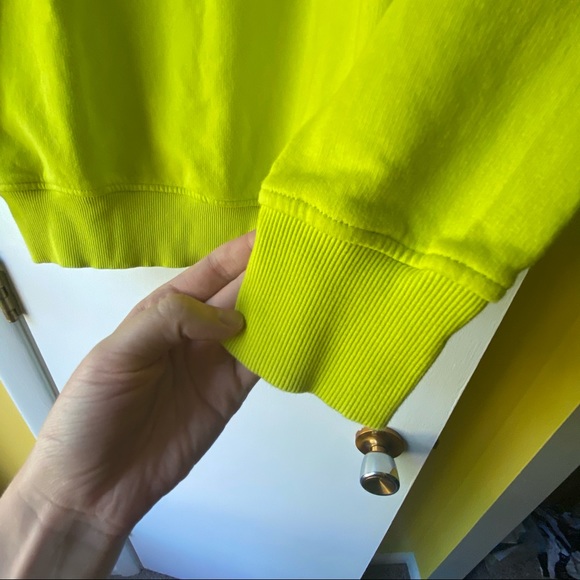 Gymshark Lime Oversized Training Hoodie sz Small - Picture 9 of 12